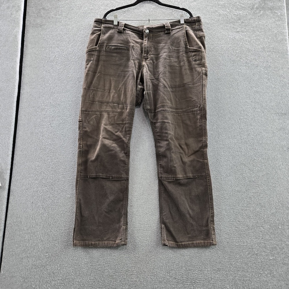 Dovetail DAY CONSTRUCT Women Pants 20/30 Brown Workwear Double‎ Knee